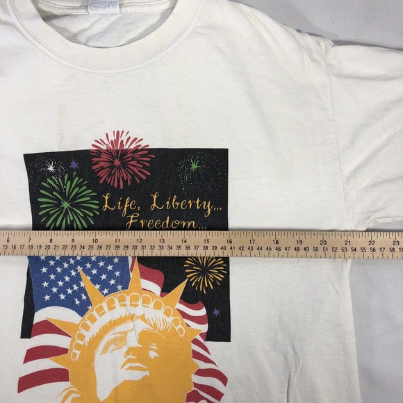 VTG National Federation Of The Blind Shirt Large Life Liberty Freedom 2003 Y2K - Picture 14 of 15